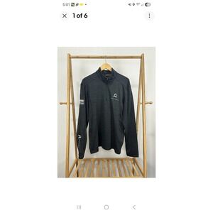 Arrow McLaren SP VUSE F1 Formula Team Issued 1/4 Quarter Zip Pullover Sweater XL